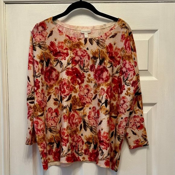 GARNET HILL - Essential 100% Cashmere Cropped Sweater - Picture 1 of 4